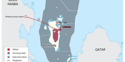 Peta Bahrain blok